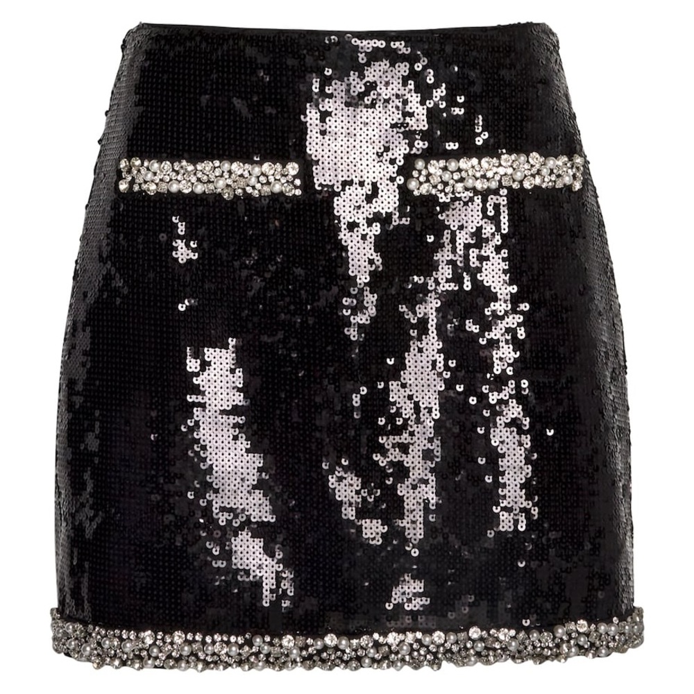 Veronica Beard Perry Pearl-Trim Sequin Skirt
Size 6.  Worn once - Picture 3 of 8